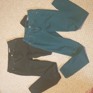 Bundle of 2 Juniors High Waisted Jeggings Size 0